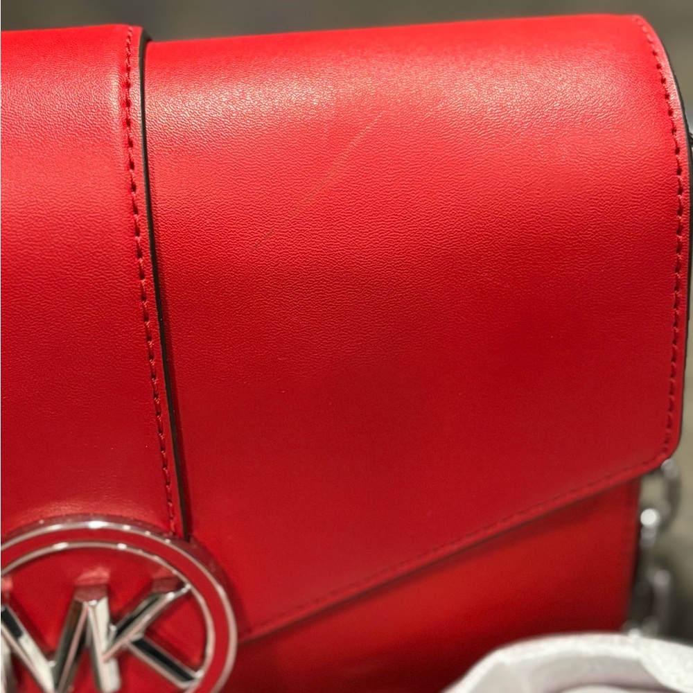 Michael Kors Vibrant Red Crossbody Bag - Picture 4 of 5